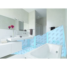 Natte d?’étanchéité mince pour douche et salle de bains | Natosec