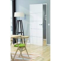 Huisserie métallique réversible pour portes intérieures en fin de chantier | Easy Kit