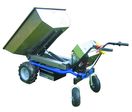 Chariot transporteur électrique silencieux de 80 cm de large | Dumper Help hydraulique