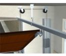 Systèmes coulissants pour portes basculantes habitat | SPORTUB SERIE 4 000