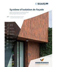 Système d'isolation de façade: E-board