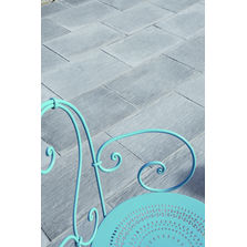 Dalle de sol en pierre reconstituée imitation schiste gris | Ardoisiere