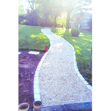 Pavé en pierre reconstituée pour bordure et caniveau | Pavé Chaînette Péplum