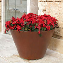 Jardinières en acier d'aspect oxydé | Jardinières Dama