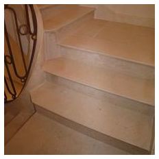 Pierre naturelle pour revêtement d'escaliers et plinthes | Revêtement d'escalier scellé