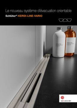 Caniveau de douche | Schlüter-KERDI-LINE-VARIO 