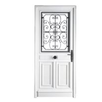 Porte d'entrée Mansart PVC grille sur mesure | LAPEYRE SERVICES