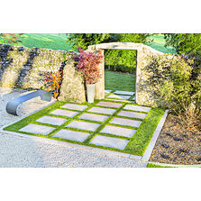 Revêtement de sol extérieur en dalles monoformat ou opus | Cilaos