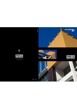 Panneaux stratifiés HPL pour bardage et garde-corps | MEG