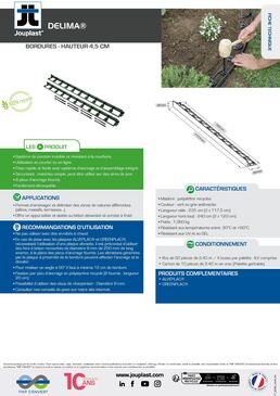 Bordures de délimitation paysagère DELIMA®