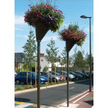 Suspente florale | Suspente Rayon de Soleil en acier avec vasque conique