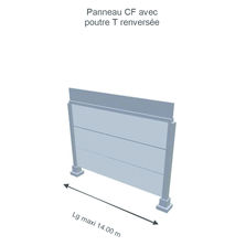 Mur coupe-feu en panneaux de béton | Bardal Panneau coupe-feu