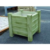 Bac à fleurs aspect bois autoclavé | Bac en kit