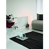 Radiateur mobile électrique sur roues en bois | Rimorchietto