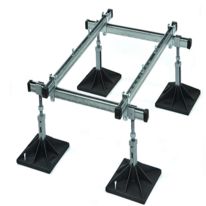 Châssis support en acier galvanisé pour équipements de génie climatique | SUFIX