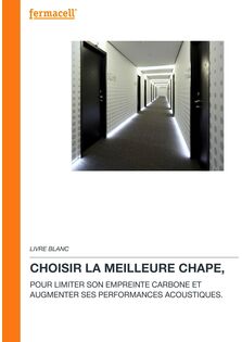 Choisir la meilleure chape, pour limiter son emprunte carbone et augmenter ses performances acoustiques