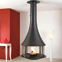 Cheminée circulaire suspendue | Zelia