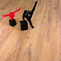 Parquet en chêne contrecollé  huilé blanc ou fumé | Design Déco Contrecollé