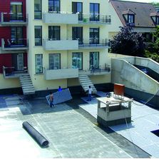 Plaque de rétention d'eau pluviale pour toiture plate | Nidaroof