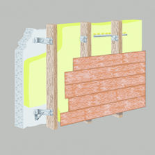 Equerre pour la fixation de structures porteuses | Système d'isolation thermique par l'extérieur