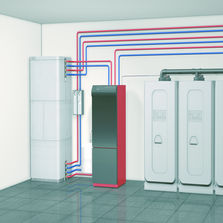 Réservoir d'eau chaude en matériau de synthèse | Quadroline