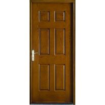 Porte d'entrée en fibres de verre à panneaux moulurés | Malaga