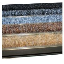 Tapis d'accueil et de propreté aluminium anodisé bronze et REPS textile de couleur | ADESOL - TECNO-K