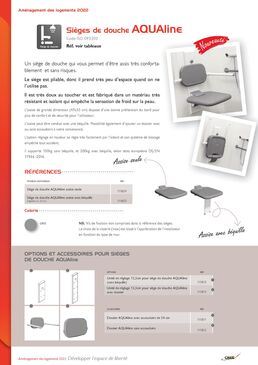 Siège de douche | Aqualine ROPOX  
