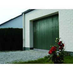 Porte sectionnelle de garage sur mesure à ouverture latérale | Carsec PRO latérale