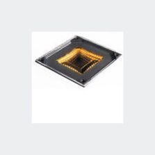 Balise directionnelle carrée à encastrer en sol | Pyramide 2852