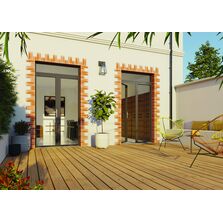 Fenêtre aluminium à ouvrant caché et rupture de pont thermique | Temporal