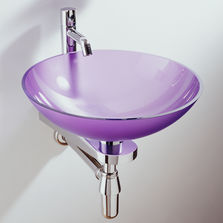 Vasque ronde en quatre couleurs translucides | Lucite Ice