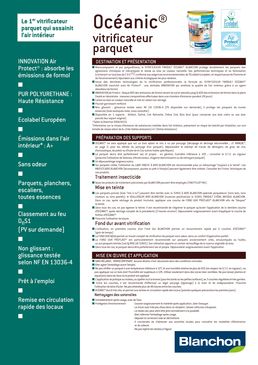 Vitrificateur aqua-polyuréthane | Océanic Air Protect