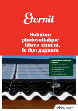 Solution photovoltaïque + fibres-ciment | Eternit 