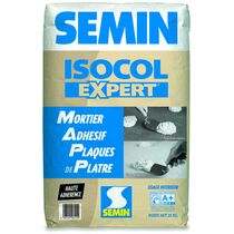 Mortier adhésif pour plaques de plâtre | Isocol Expert