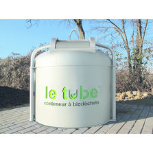 Conteneur semi-enterré à fût extractible | Le Tube