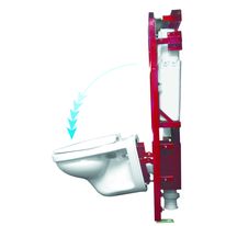 Bâti-support à système basculant facilitant l'accès à la gaine | Pentler 100