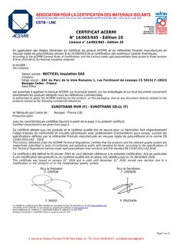 Panneau d’isolation thermique ultra-fin pour la contre-cloison | Eurothane Mur