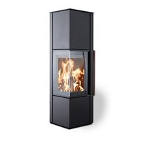 Poêle à bois de forme quadratique | Canto Novaline