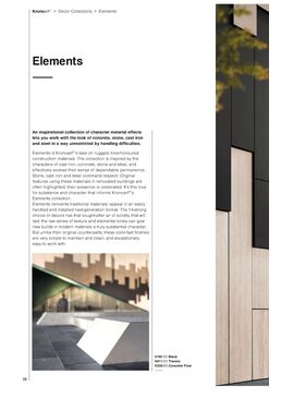 Panneaux stratifiés haute pression (HPL) décoratifs | Kronoart – Collection Elements 