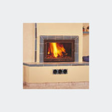 Cassette à feu continu pour bûches jusqu'à 65 cm | F6