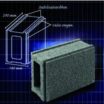 Bloc auto-stabilisé à faux joints | Stabobloc
