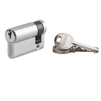 Cylindre à clé crantée eco 40 x 10 mm nickelé