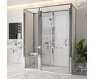 Cabine de douche pleine hauteur avec porte duo | Onyx