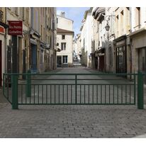 Barrière pivotante | Grande largeur à volet de condamnation pour contrôle d’accès sécurisé