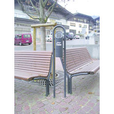 Cendriers pour extérieur en acier galvanisé | Fumée