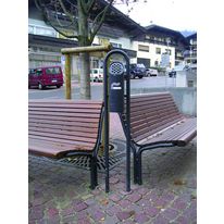 Cendriers pour extérieur en acier galvanisé | Fumée