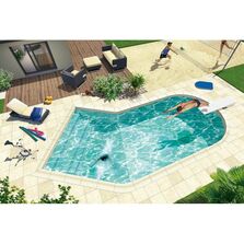 Piscine en acier avec liner uni ou imprimé | Dynamik