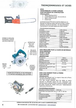 Scie à chaîne | E21 et E23  