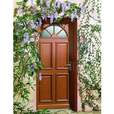 Portes d'entrée pleines ou vitrées en bois | Les 